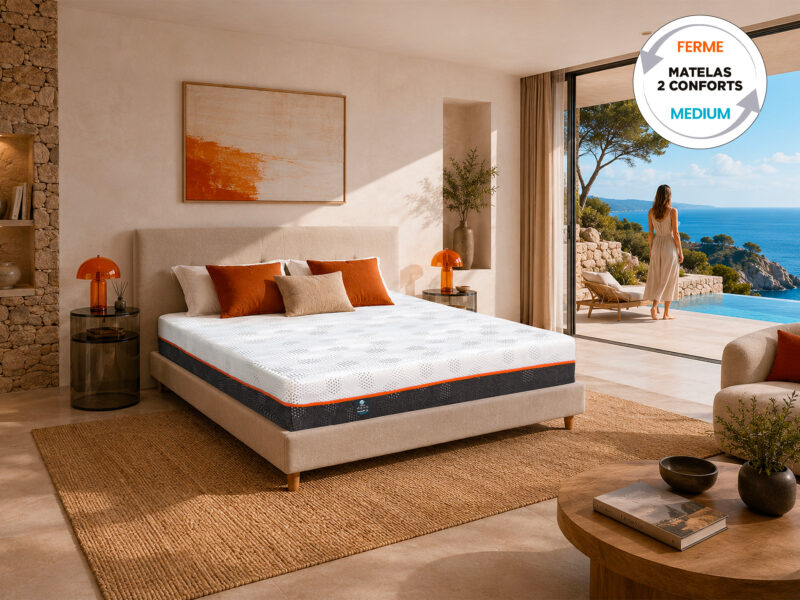 Ambiance matelas Venise de la collection Dunlopillo Holid'D