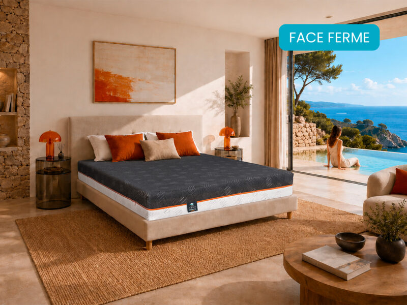 Ambiance matelas Venise ferme de la collection Dunlopillo Holid'D