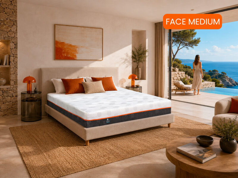 Ambiance matelas Venise medium de la collection Dunlopillo Holid'D